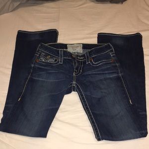 Size 25R vintage big star boot cut jeans